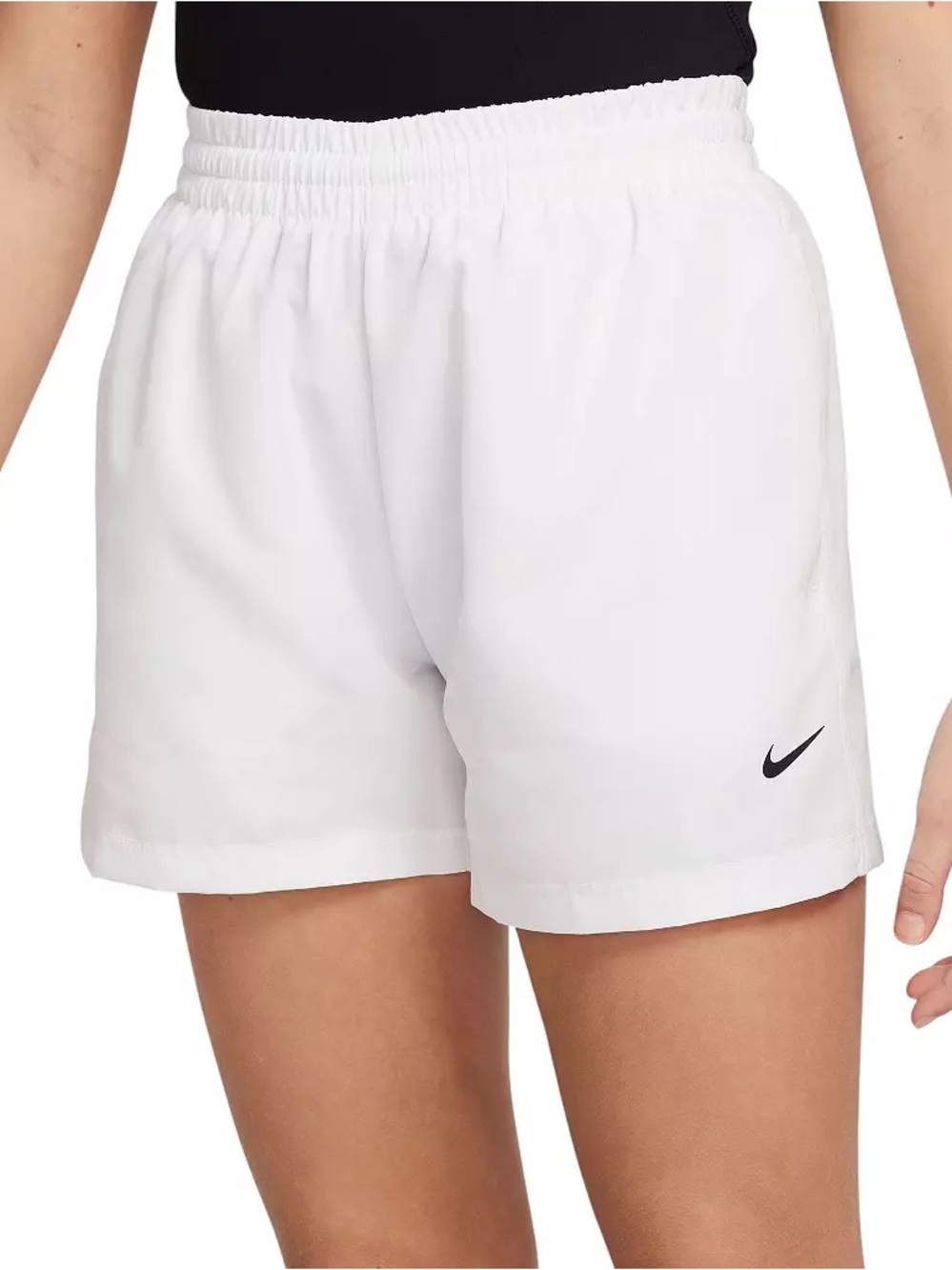 Nike Dri-Fit White Drawstring Shorts Medium